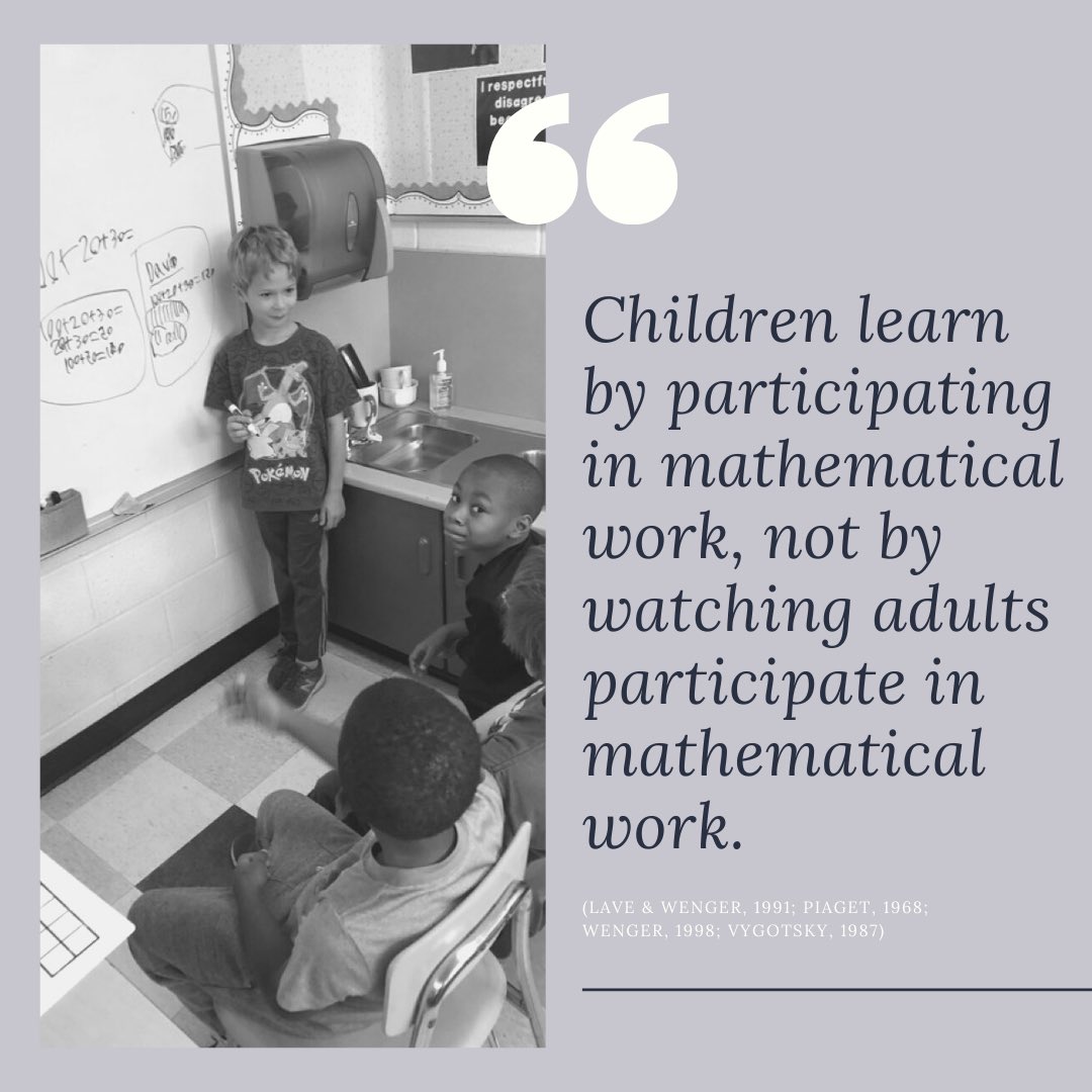 Sohnia's tweet photo. How would children’s mathematical identity be different if everyone lived by this statement? #wresamath #MTBoS #elemmathchat #msmathchat #hsmathchat @Heather96180028 https://t.co/3ve5imH8m1