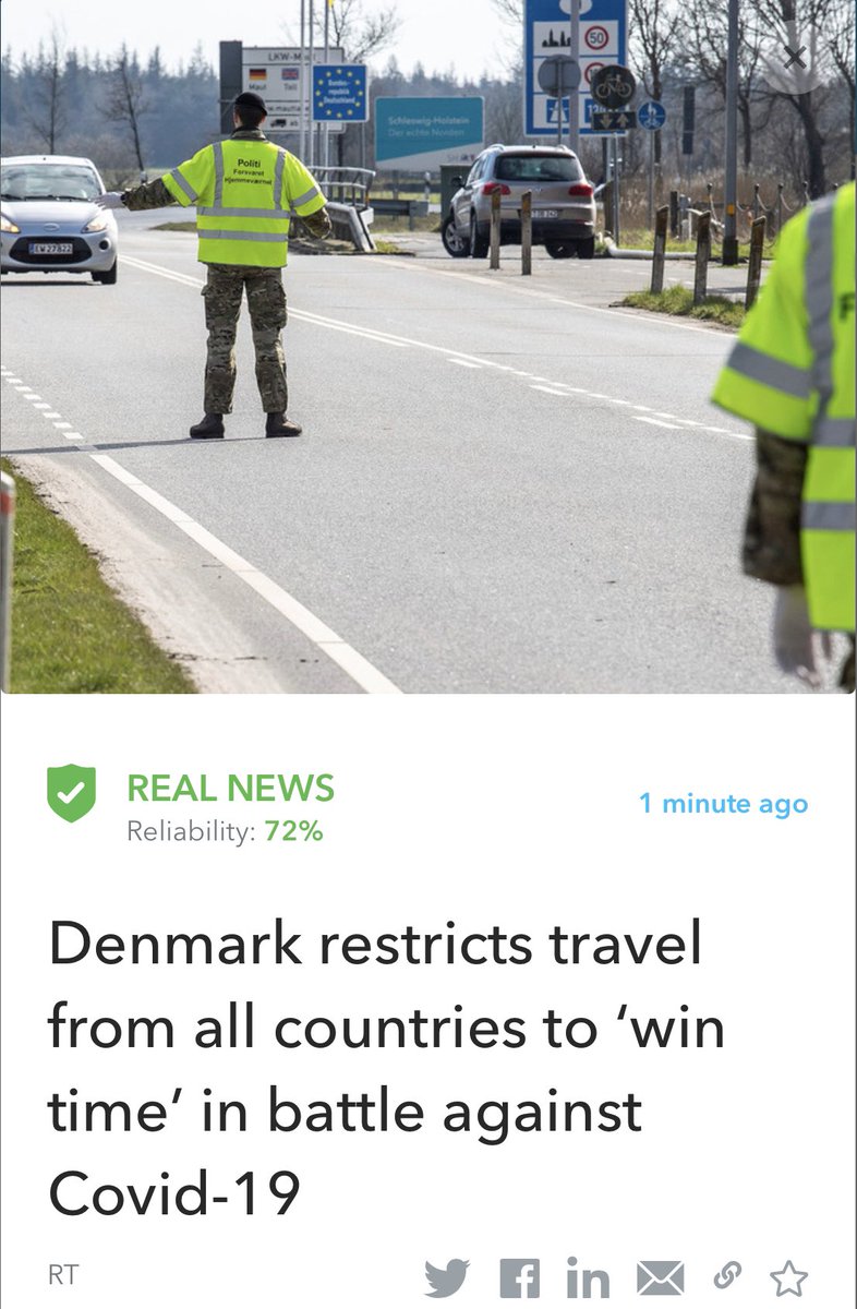 Oigetit_Health's tweet photo. The Danish Foreign Ministry has raised its travel guidance to the maximum level for all countries on Friday.
Read more: https://t.co/MaW19rDvB8
#BorderRestriction #Denmark
This article is fact checked by Oigetit. https://t.co/GJr7jSLfiv