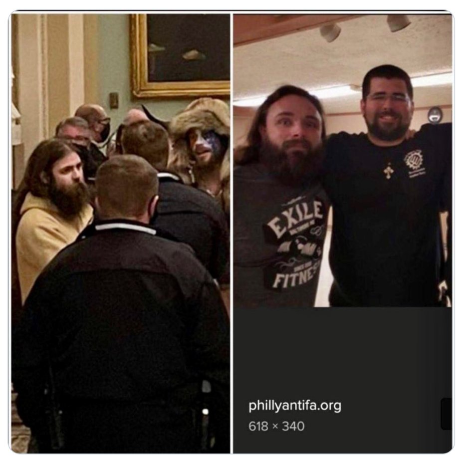 for example: the guy in the yellow hoodie at the Capitolusing a second photo found online, the right claimed he was really antifa. most assumed the photo was of the same person when debunking the their lie.however, those pics are actually 2 completely different people