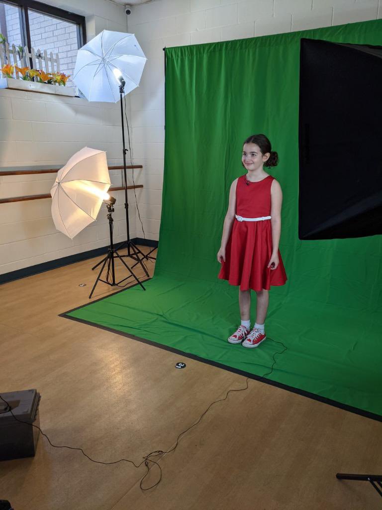 joshharbour's tweet photo. Bella filming her spot for our “Concert On VIDeo” performing arts production! https://t.co/u28l8Mjd1n https://t.co/STuEWtitmL