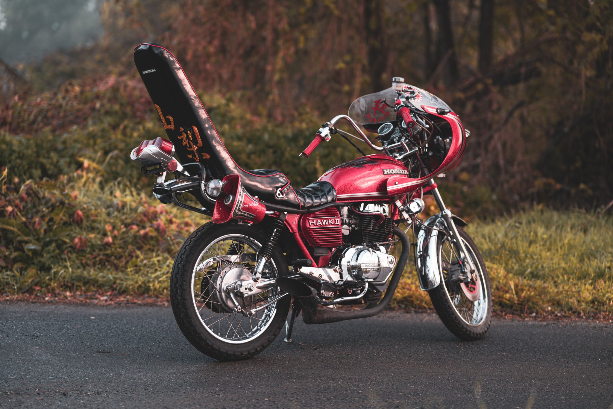 CB250T 化け三段シート 1m ホーク バブ 化けバブ CB250rsz CB250rs3段