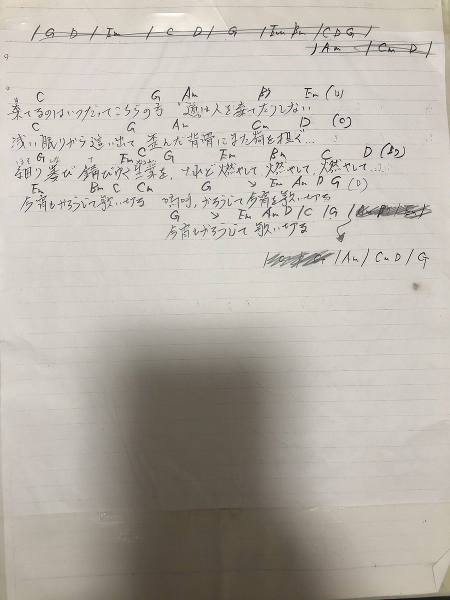 竹原ピストル 歌詞とコードです こういう掲載 なんか懐かしい 笑 竹原ピストル 歌詞とコードです こういう掲載 なんか懐かしい 笑