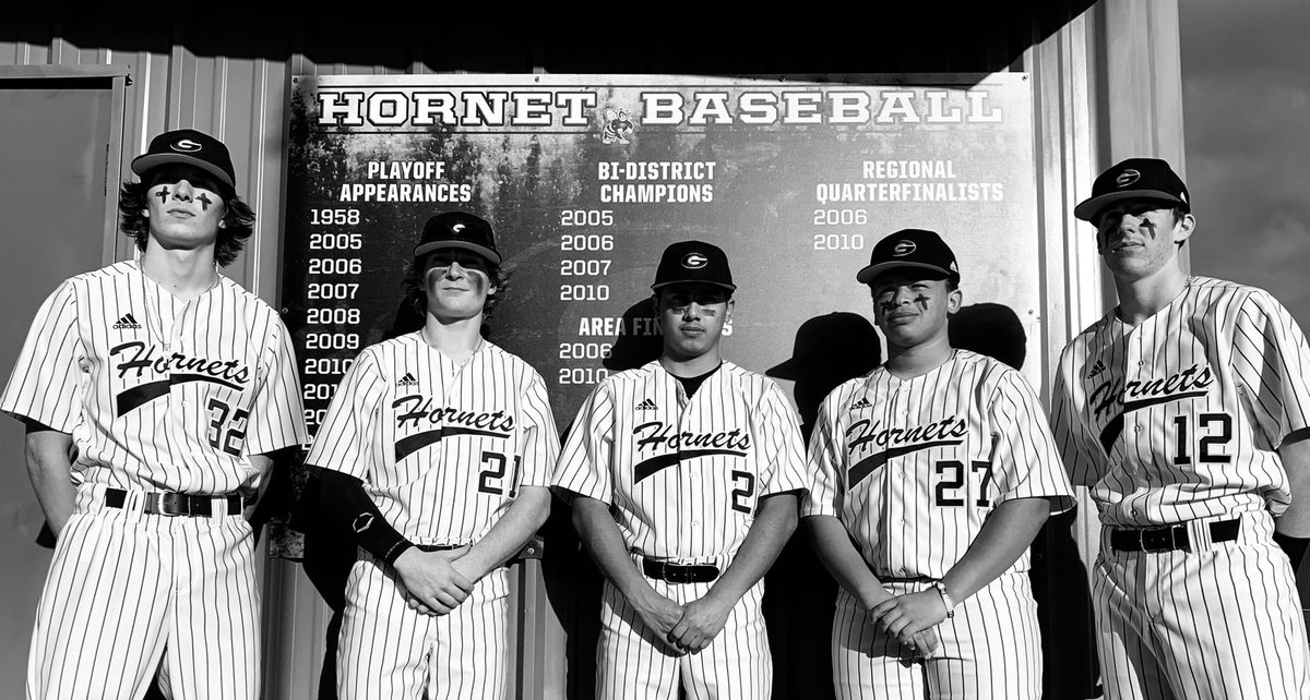 Ryan Powell Memorial Ballpark isn’t the only thing getting fixed up. Check out the new look for this years Gatesville Fightin’ Hornet Baseball team. #hornetbaseball #bedudes #reptheG #earnyourpinstripes