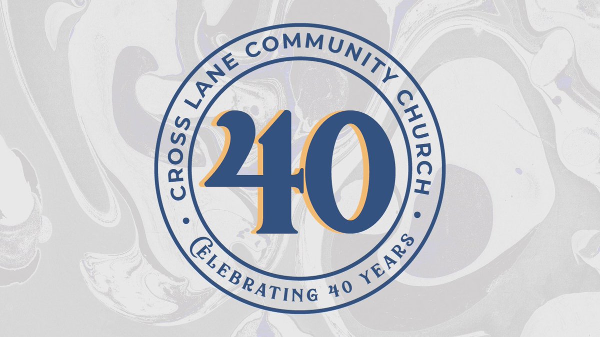 CrossLaneChurch's tweet photo. We want to invite you to Cross Lane this Sunday at 9 or 10:30 am as we begin a year long celebration of our 40th Anniversary. We will look back, and we will look ahead and give thanks for it all. Please join us, it’s going to be a special day. https://t.co/lf5XeWXYz4