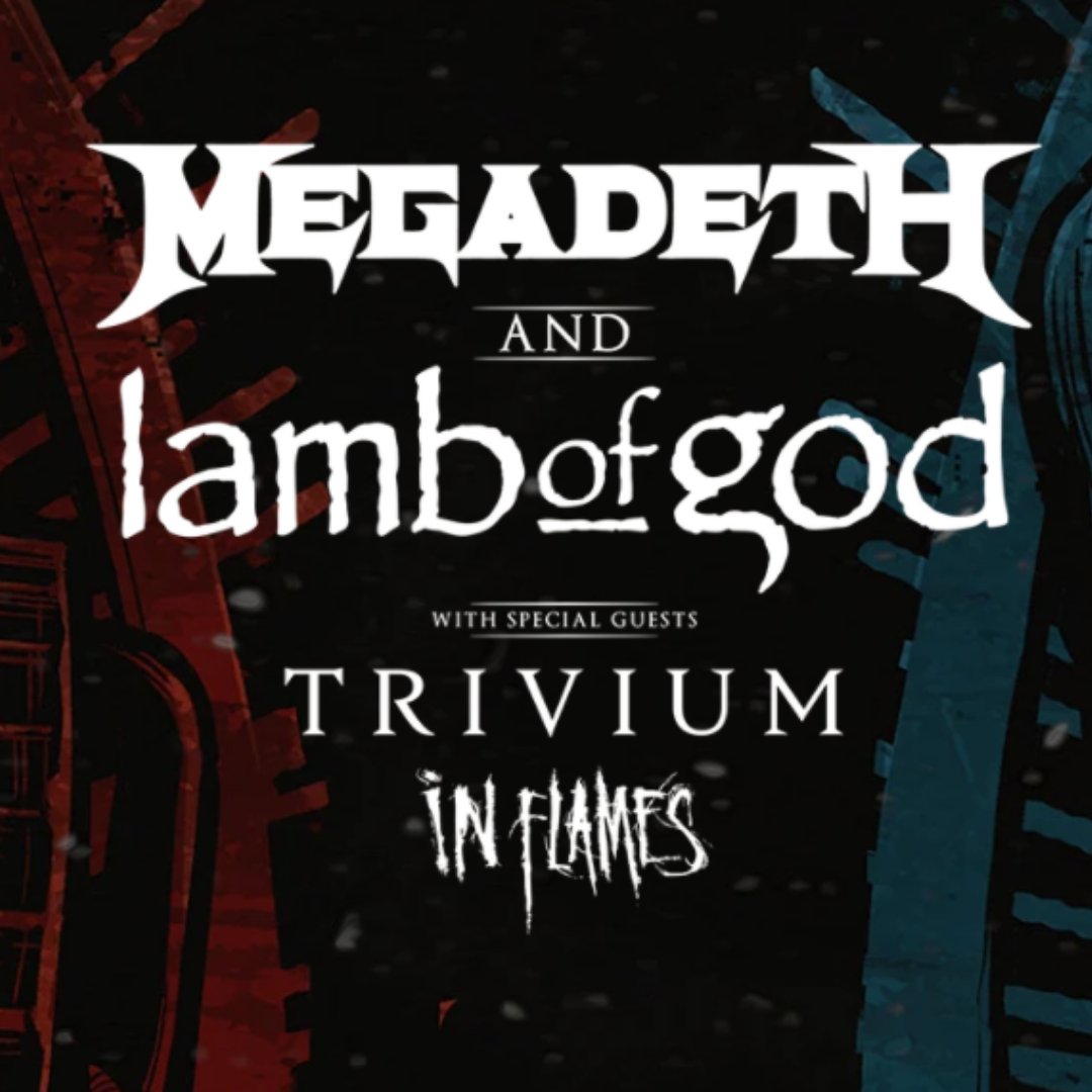 Have you heard about “The Metal Tour of the Year” for 2021??

Megadeth, Lamb of God, Trivium and In Flames – what a lineup! Will you see if it is comes to your area?

#megadeth #lambofgod #trivium #metaltouroftheyear #metal2021