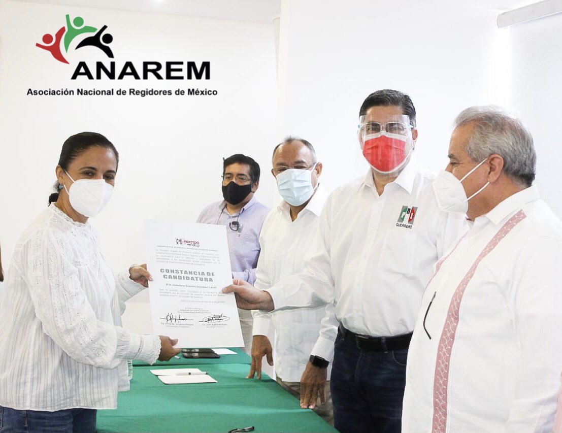 La #ANAREM expresa su reconocimiento y respaldo a nuestra Pdta. de la Comisión de Honor y Justicia, y Presidenta Fundadora de esta Asociación, <a href="/GracielaCarlini/">Graciela G. Carlini</a>, quien recibió la constancia que la acredita como candidata a Diputada Local por el Distrito XI del estado de Guerrero.