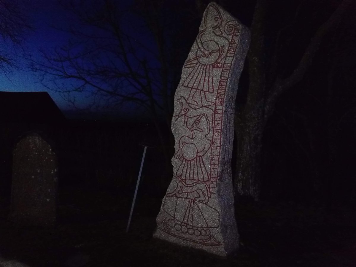 NiundiOfficial's tweet photo. Beautiful #Ledberg #runestone.. we’ve done plenty of #ritual involving this runestone. It is a place that has channeled ancient energy for us, for our music!
Be proud of your #ancestors. Hail the past and hail the future.
þmk iii sss ttt iii lll https://t.co/QWUNVqKMoj