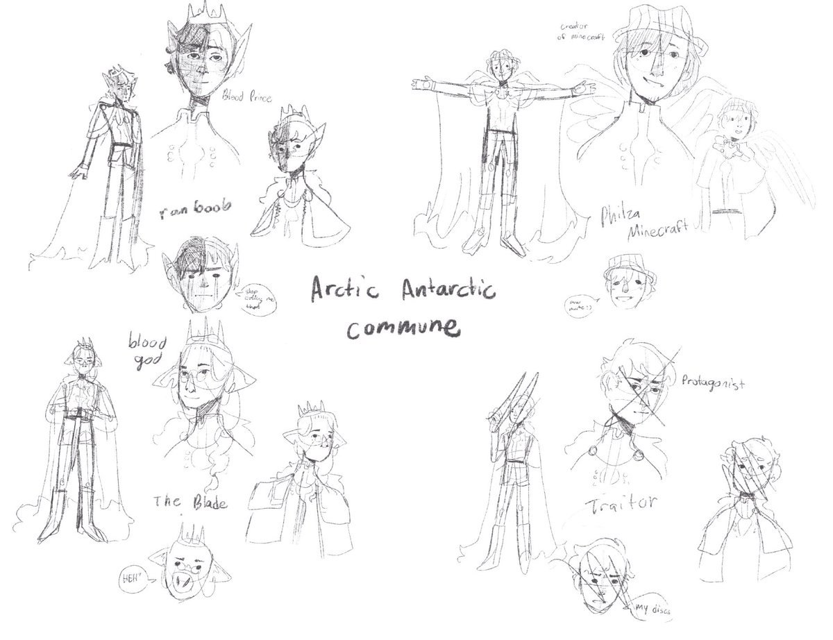 hello sorry for no big art in the past few days, was trying out some new stuff :) take some ae sketches for the time being 

#ranboofanart #philzafanart #technofanart #tommyinnitfanart 