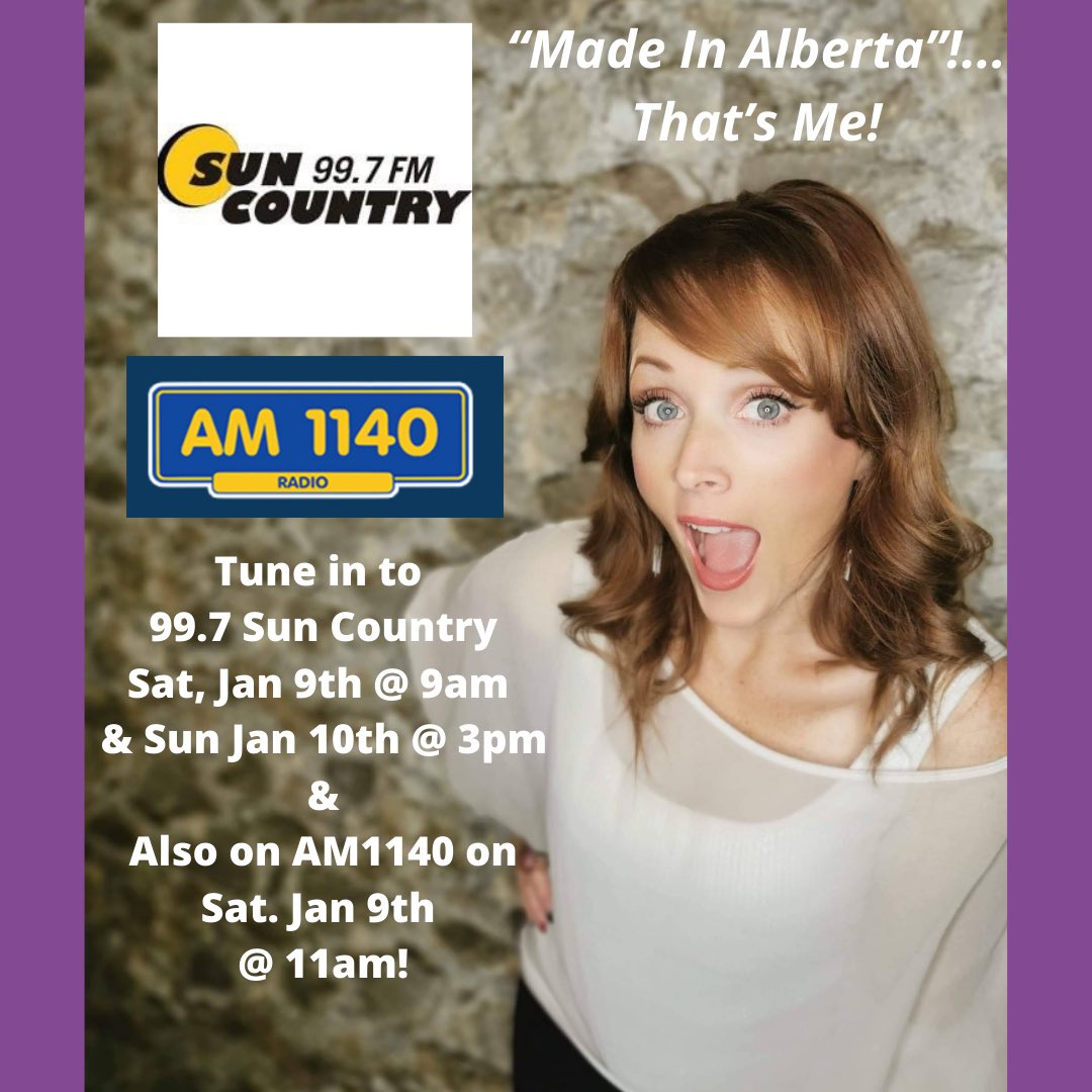 Be sure to tune in at @suncountry997 and AM 1140!  We talk about #NewYearsResolutions...what’s yours??  Comment below! 😃 #madeinalberta #radiointerview #newsinglecoming #newmusiccoming Sun Country: highriveronline.com/features/busin… AM1140: highriveronline.com/radio/am1140