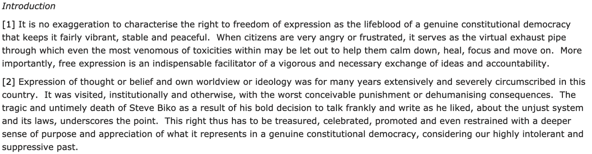 I'm pretty sure what the courts would do In South Africa, where everyone - companies, governments, individuals -are bound by their bill of rights. The Constitutional Court has a VERY different take to Twitter's on free speech and incitement:  http://www.saflii.org/za/cases/ZACC/2020/25.html