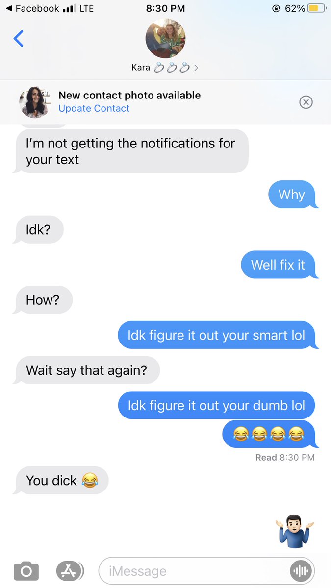 chasewalker144's tweet photo. This is why she hates me 😂 https://t.co/Wj4SQH7Jbg