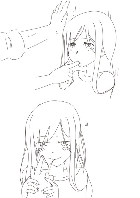 みさきさんの口に指つっこんでみたら捕まってどろどろのピンクスパイダーされたい人生だった  #アリスギア指なめ部 