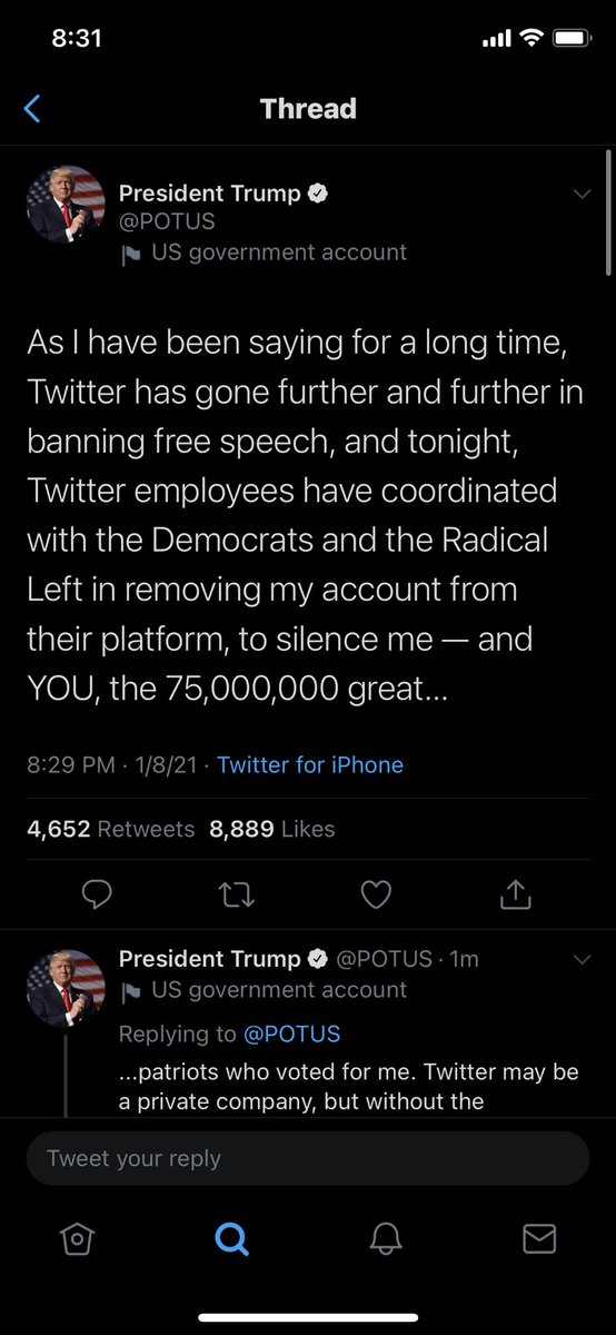 SchmittNYC's tweet photo. Trump just tweeted. Deleted almost immediately. #1984 https://t.co/sahFPZMsWc