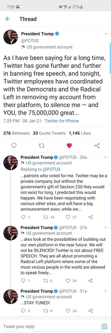 Reposting for my president since <a href="/twitter/">Twitter</a> is trash 🥰