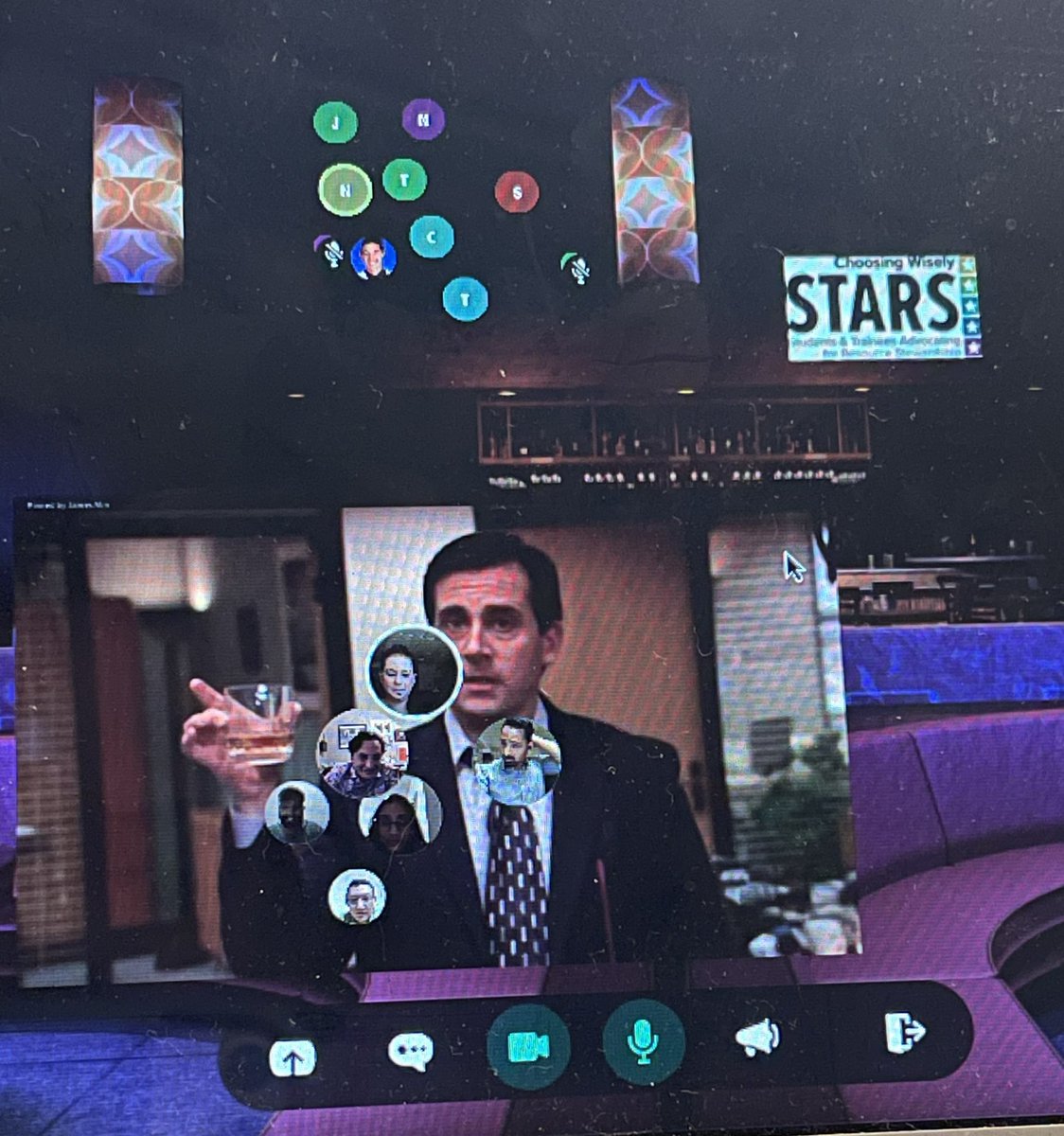 CostsofCare's tweet image. How fun was this?! #ChoosingWiselySTARS virtual reception with #spatialchat (and #MichaelScott) for the win!💪🏻 #STARS2021 #Lounge1