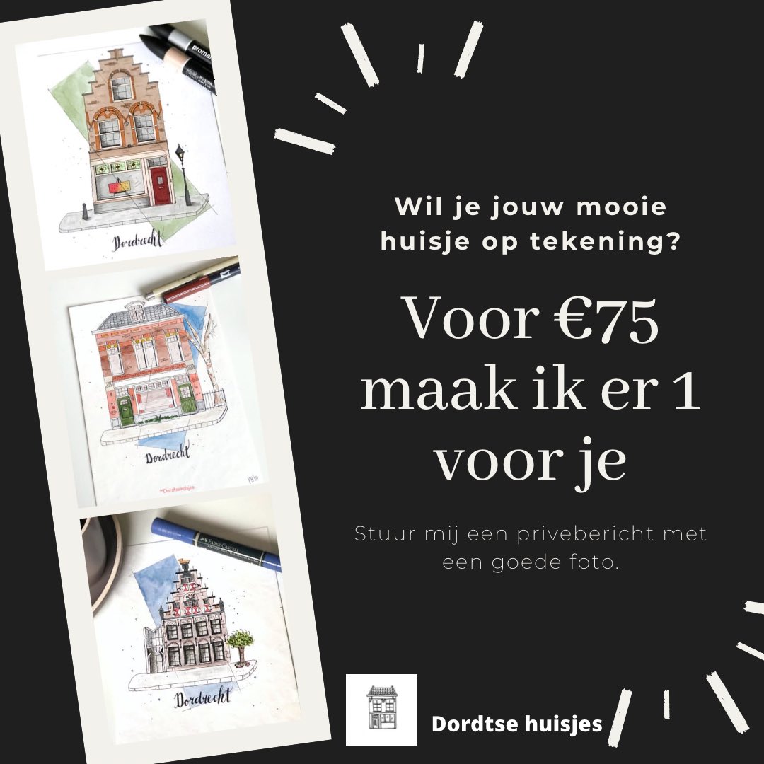 CamPuur's tweet photo. Op instagram en Facebook vind je mijn Dordtse huisjes pagina. #dordrecht #dordtsehuisjes #handmade #Illustrator https://t.co/kAWMaNXAlv