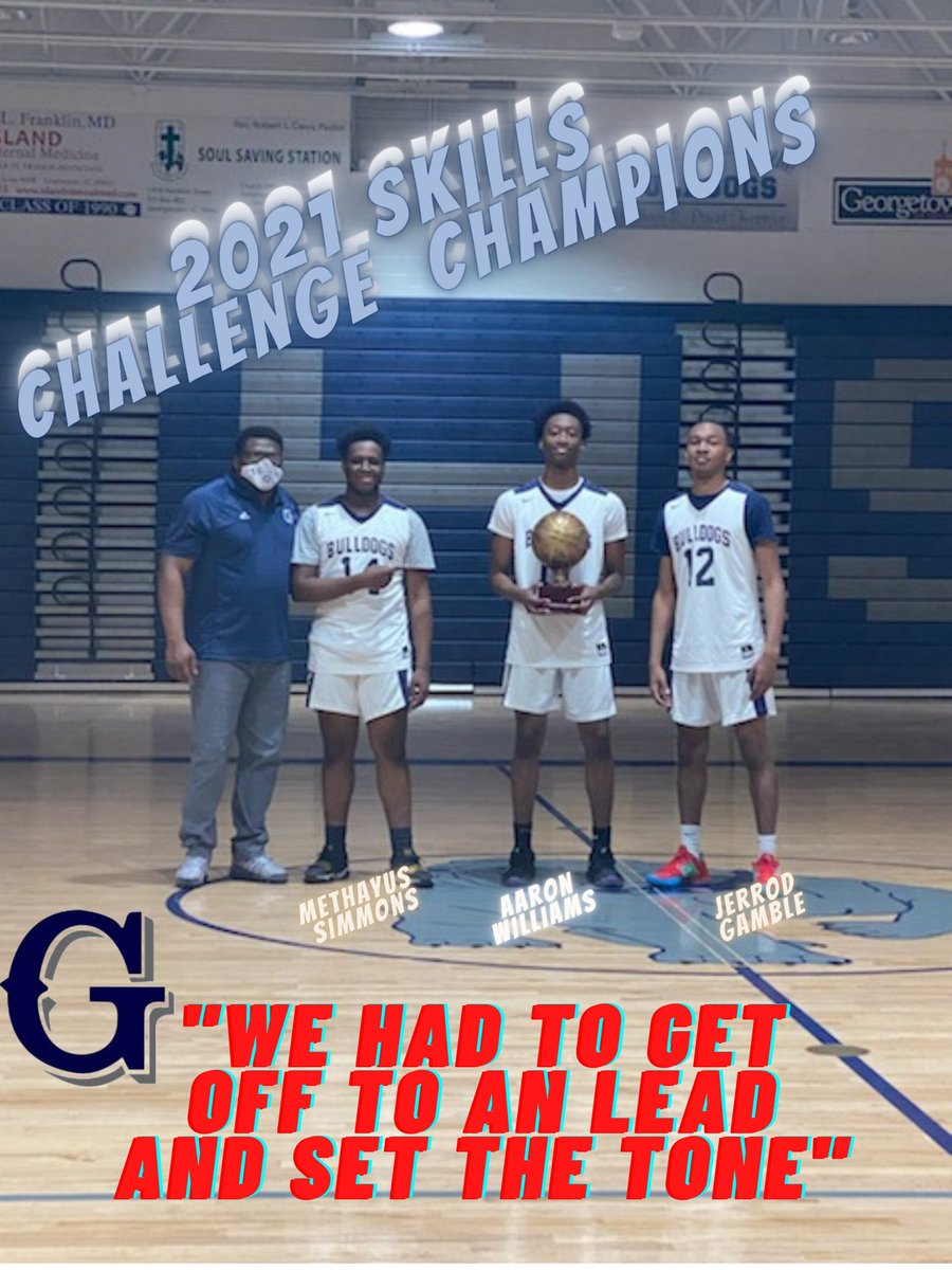 GtownHoops843's tweet photo. The night started off with an impressive 3-0 victory by #TeamGamble in the Skills Challenge.
2 seniors and a developing junior. We 👀 you @taay5waay
@ykthevibes_ @greatlikeaaron
@Coach_Sparkman
#dawgup https://t.co/RnQ5gUXxwY