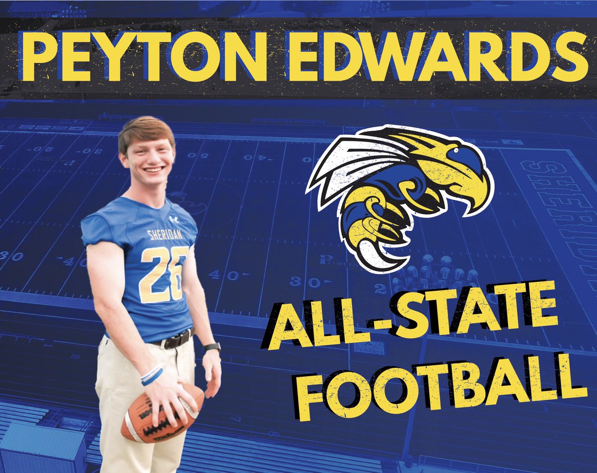 SheridanSD37's tweet photo. Congratulations Peyton Edwards! #AllState #yjnation# #makeitcount https://t.co/9VXsliFO39