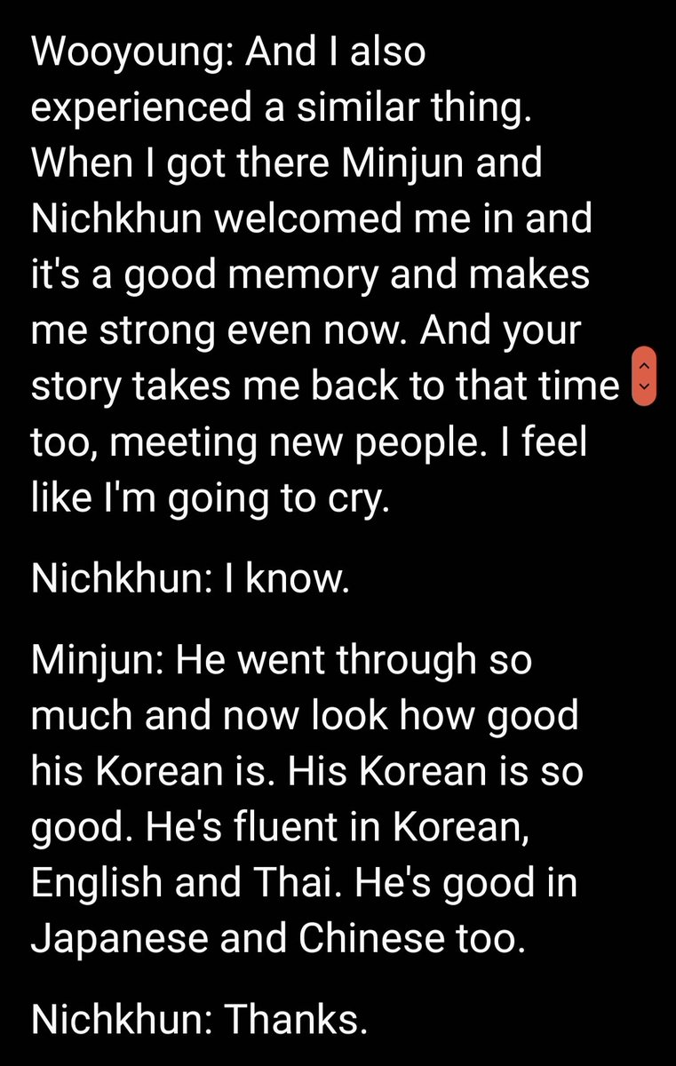 Now Nichkhun reads Minjun's letter for him where he talks about how they've known for so long and now he's his wife and Wooyoung their sonThey remember how they met and other things #준케이  #Jun_K  #ジュンケイ  #NICHKHUN  #닉쿤  #ニックン  #นิชคุณ  #尼坤  #장우영  #ウヨン  #JangWooyoung