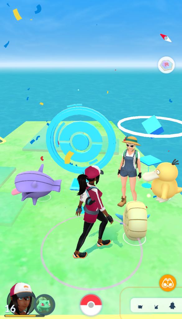 PokemonGoApp's tweet photo. Here’s a sneak peek at what you might look like as a Trainer character on the in-game map! #PokemonGOTourContest https://t.co/JOJly2l5bd