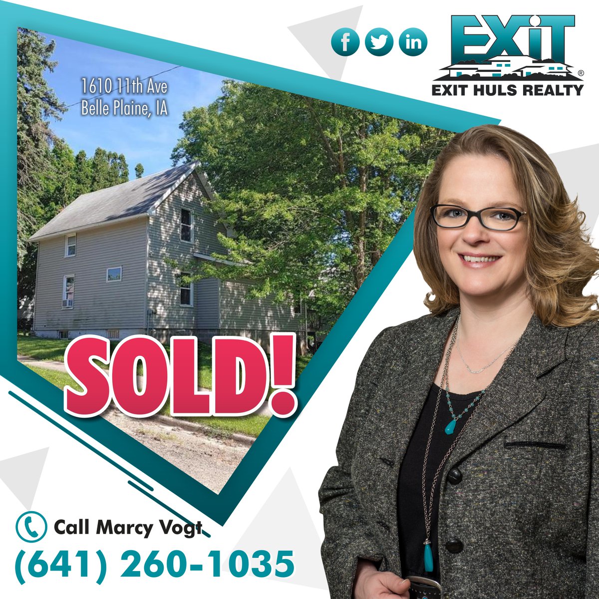 TheHulsGroup's tweet photo. !!𝗦𝗢𝗟𝗗!! ≧◉◡◉≦
1610 11th Ave - Belle Plaine, IA.
Listed and Sold by Marcy Vogt, EXIT Huls Realty 

#sellwithmarcy #exithulsrealty #lovexit #marcyvogt #realestate #justsold #closed #soldhome #imsold #justclosed #brokerassociate https://t.co/LO6pbxXIrf