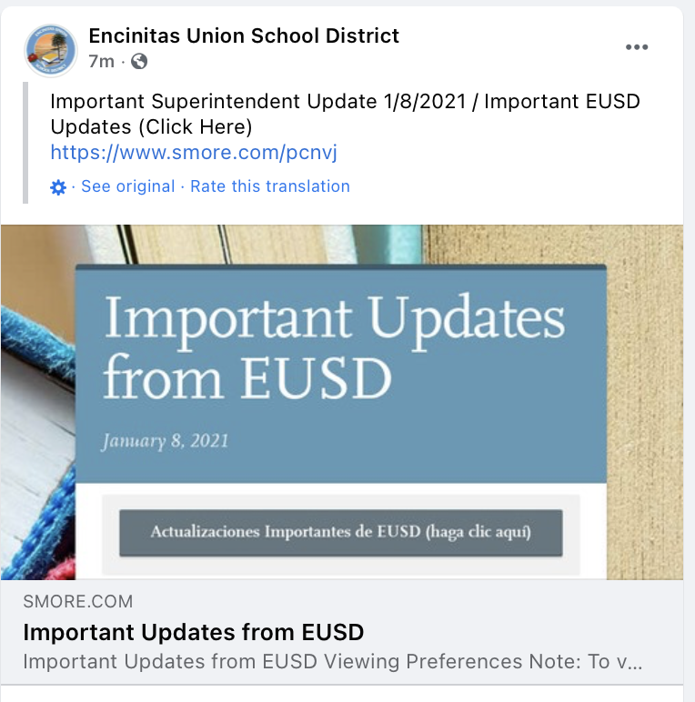 Encinitas Union SD tweet media
