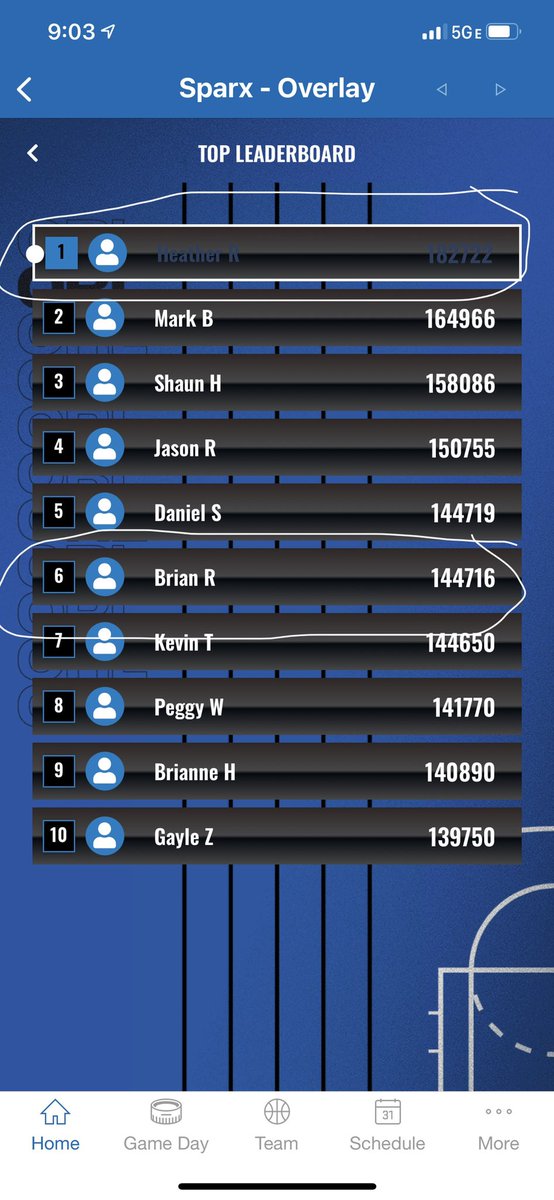 heatherrivera23's tweet image. When you don’t care that you’re in the lead just that you’re beating your husband.😂@OrlandoMagic #MagicVision