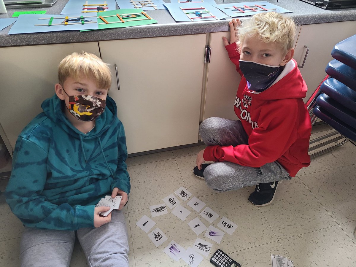 jacksonroom101's tweet photo. Area of triangles matching game. #AwesomeJrElks https://t.co/fiMIPVtr6u