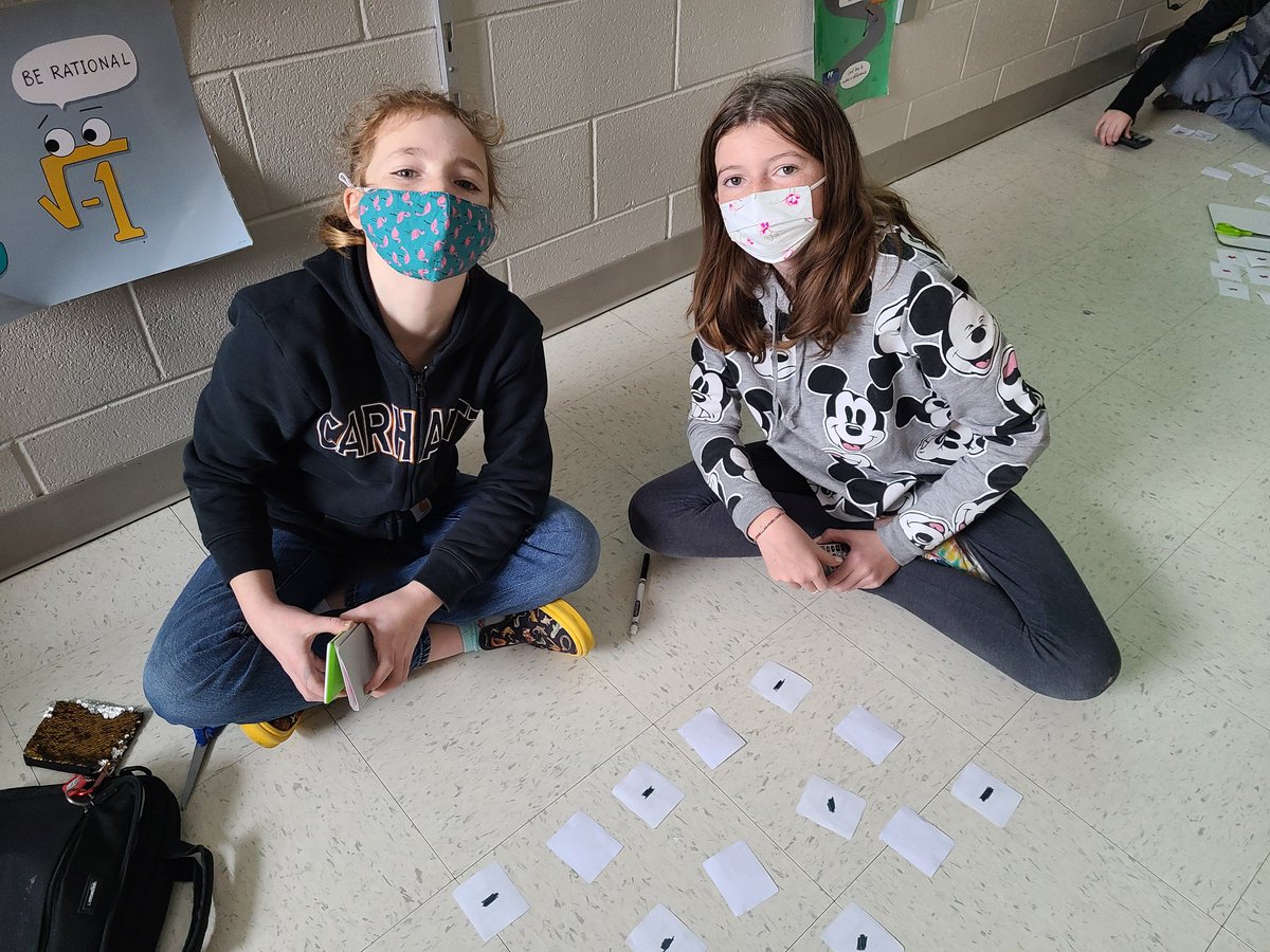 jacksonroom101's tweet photo. Area of triangles matching game. #AwesomeJrElks https://t.co/fiMIPVtr6u