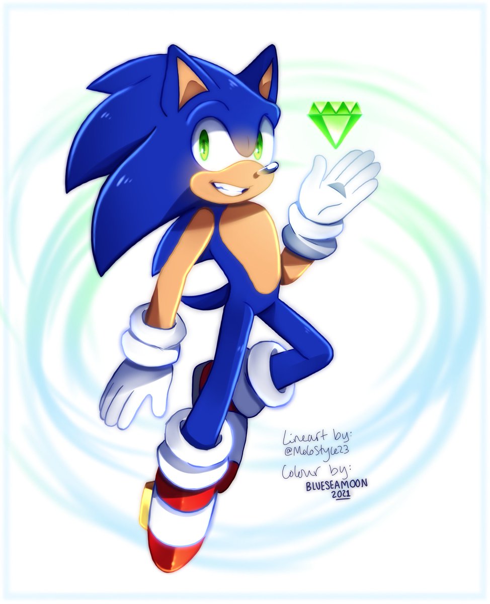 the blue one you know, #Happy30Sonic