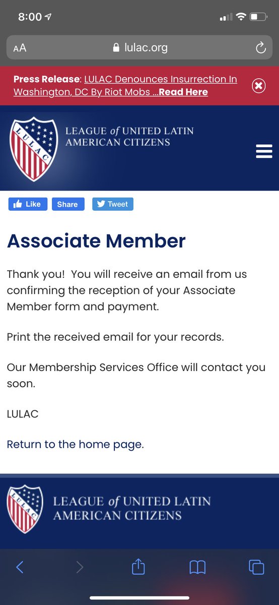 TattdGirl86's tweet photo. So proud to become a associate member of @LULAC https://t.co/3pqulUKfBf