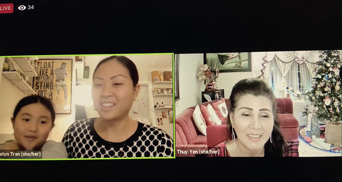 MyLinhNovotny's tweet photo. An honest, powerful, authentic conversation between 3 generations of Viet ladies on the importance of fighting for justice across generations💛💛💛 #StandwithTran #TeamCarolyn #Livefrom25 https://t.co/1ywxiqVbp6 https://t.co/sHPdJiwNiX
