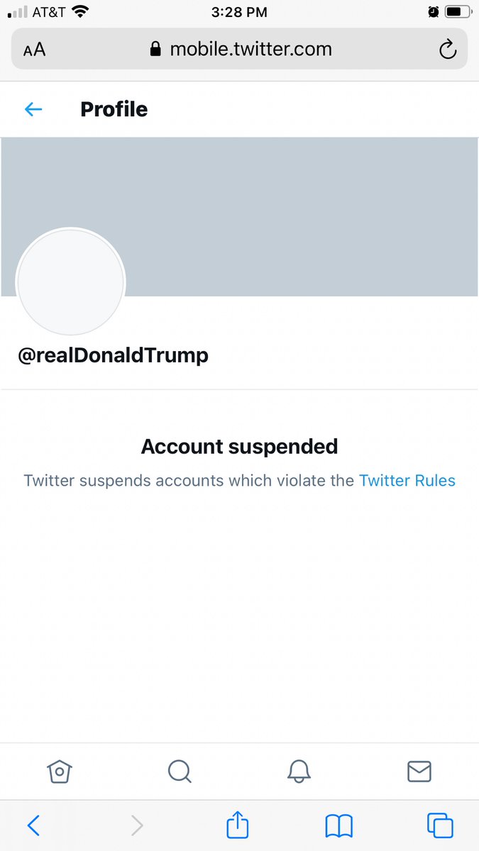 bunnygray111's tweet photo. Melania’s Be Best campaign finally scored a win against cyber bullying. 👏🏼

 #TrumpBanned https://t.co/qgpeBWg7gi