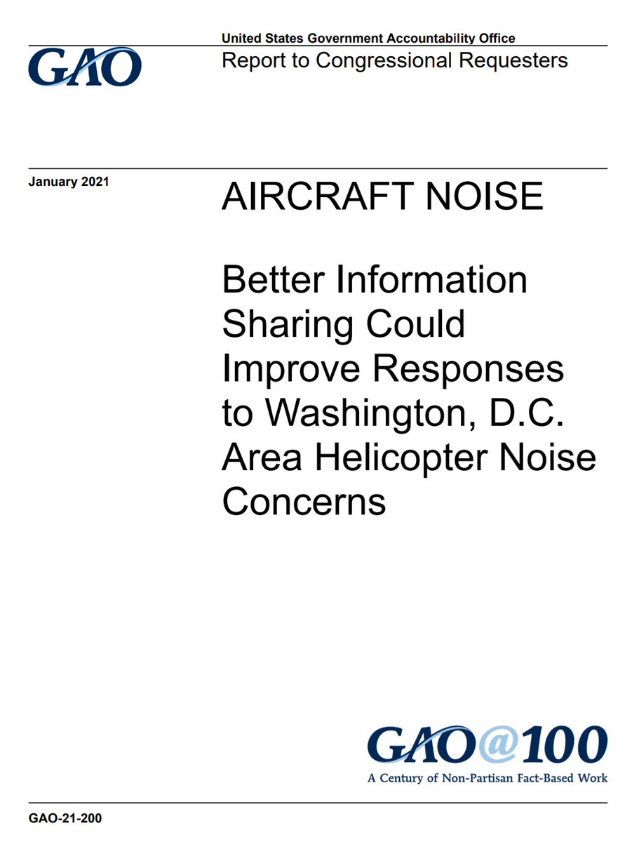 I'm going to start reading this GAO Helicopter Noise study and put my comments below https://www.gao.gov/assets/720/711651.pdf
