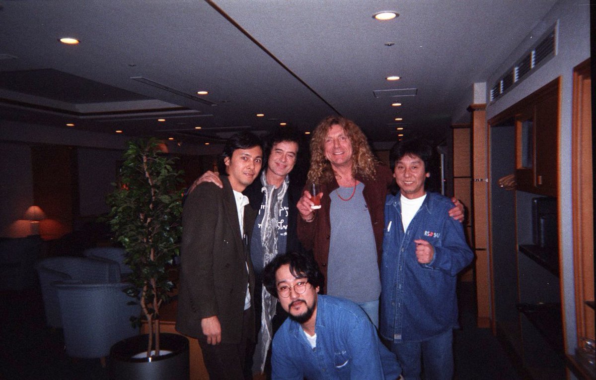 Jimmy Page & Robert Plant（1996）】 本日1月9日は、#ジミー・ペイジ