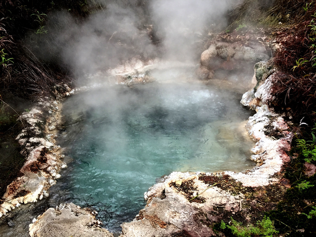 GuestNZ's tweet photo. Visit nature's 'steam room' at the Orakei Korako Geothermal Park and you'll be in a world of Geysers, hot springs and bubbling mud pools. The park also contains some of the best silica terraces in the world. https://t.co/z9fd2bAjmU