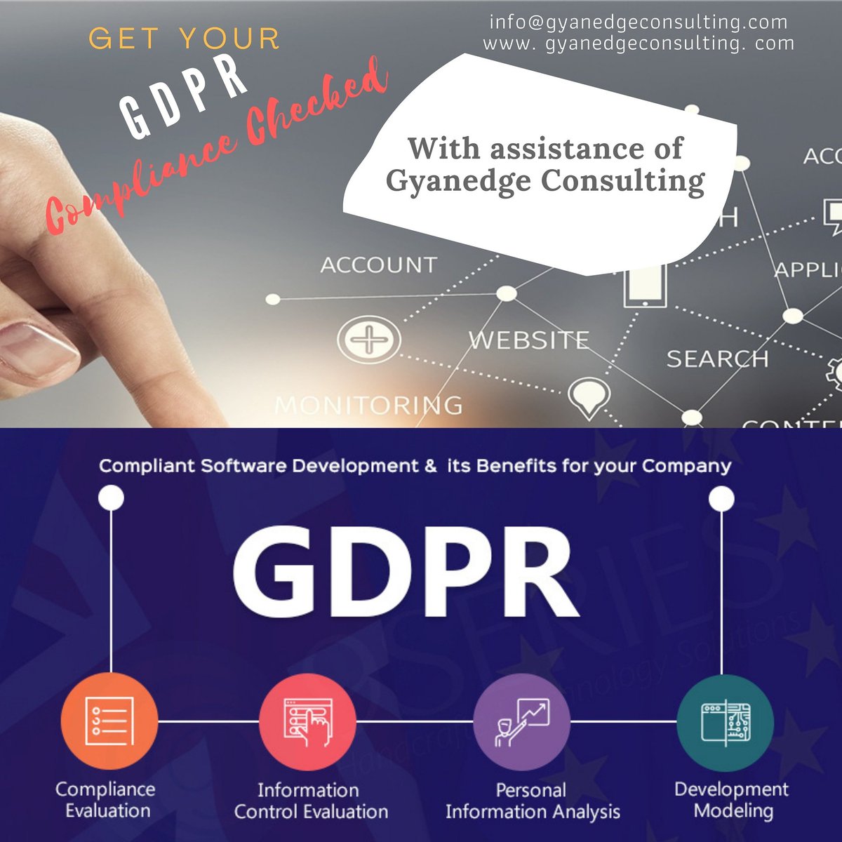 gyanedge's tweet photo. Contact us for GDPR assistance #gyanedge #gdpr #gec #dataProtection #isms #iso #eu #europeanUnion #ISOConsulting #iso27001 #ISO_27001_Certification #informationSecurity #personaldata #dataSecurity #newRule #delhi https://t.co/SIeXxw1LHf