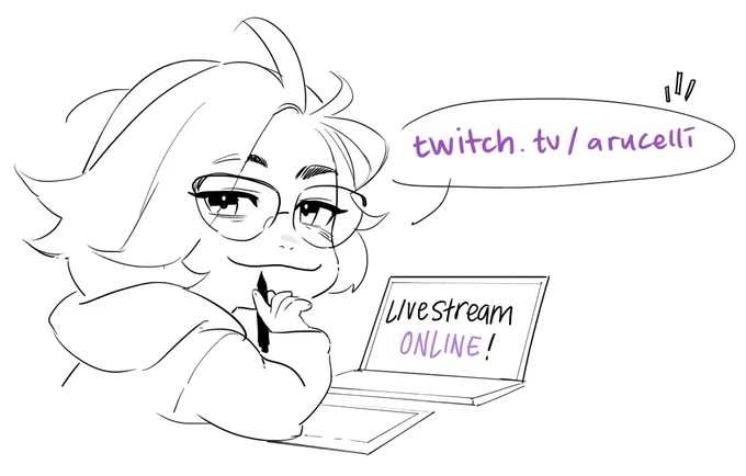 We're live! If you're looking for some chill respite and wanna hang out with some other artists for a few hours, come and say hi!

https://t.co/h1PzHRvpVD 