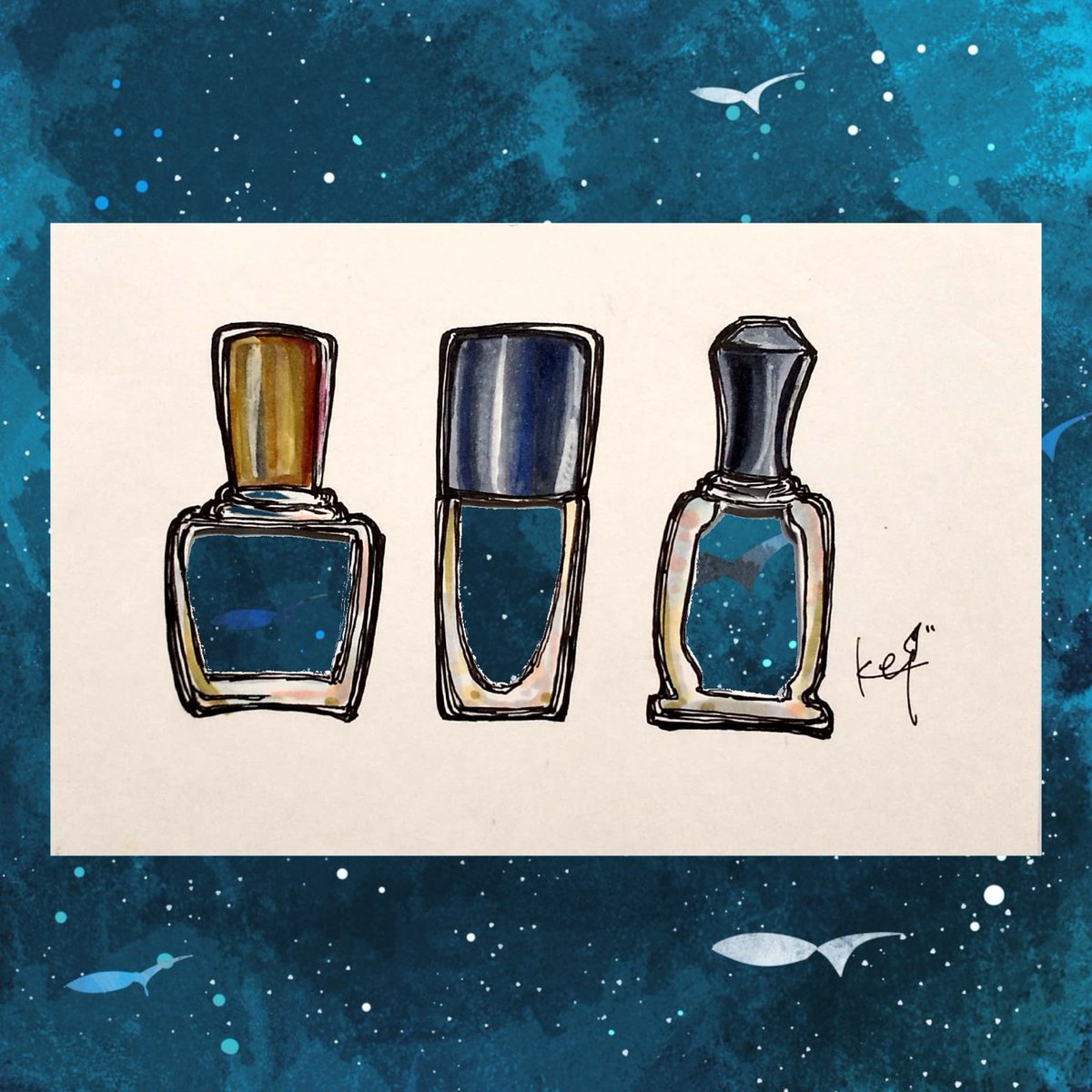 けい 手描きフォトフレーム かずのこさん Kazunoko Zunoco のフリー宇宙 と私の切り絵をコラボさせてみました めっちゃ可愛い キリトリセカイ アナログ イラスト 切り絵 絵描きさんと繋がりたい