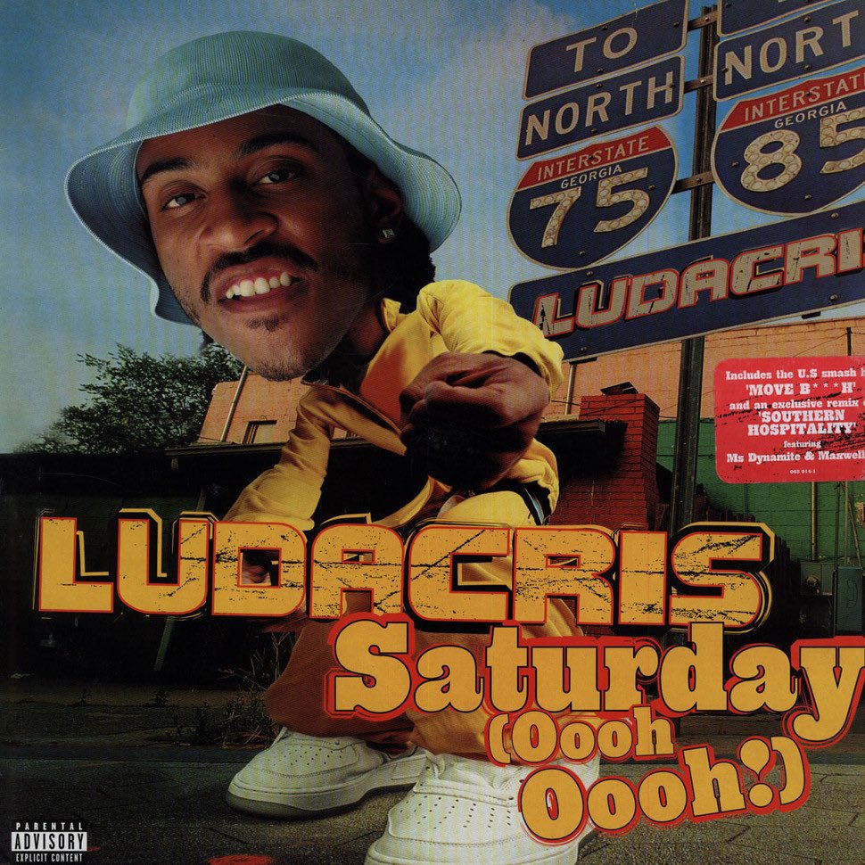 January 8, 2002 @Ludacris released “Saturday (Oooh! Ooooh!)”. The third single from his album Word of Mouf. It was produced by @organizednoize (@sleepybrownatl @RicoWadeONPATL @dungeoneze)