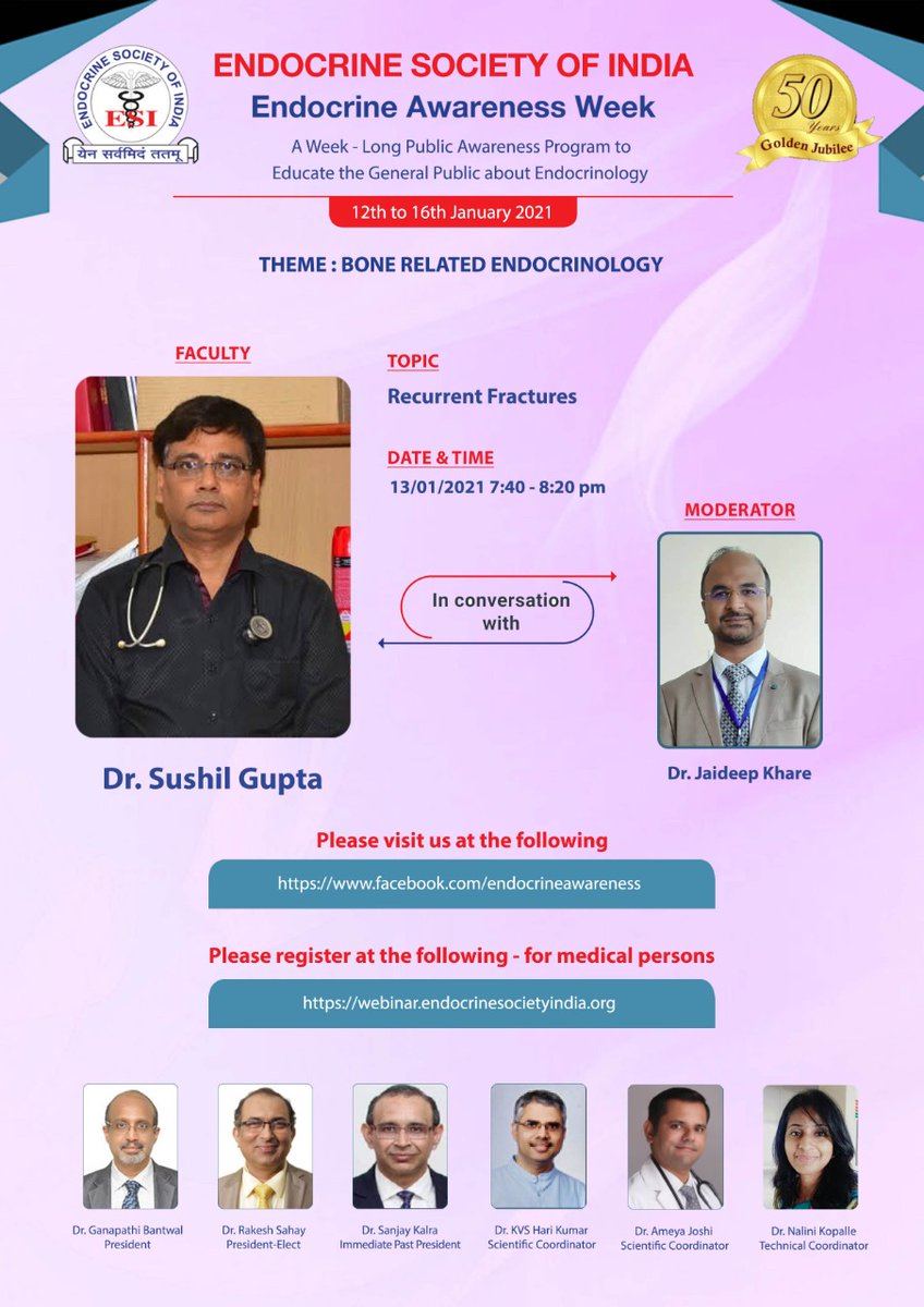 IndiaESI's tweet photo. #BoneHealth
#hormones #endocrinewellness #endocrineawarenessweek
#webinar 

 🇮🇳

Visit https://t.co/Mjkol7AypE for free registration

@ESEndocrinology @Clin_Owl_Endo @Endocrine_News @EndocrineToday @ISBMRTweets @omlakhani @Endoananth @drhiyaboro @dr_parjeet @ChitraEndocrine @WHO https://t.co/m6gl8YGkZQ
