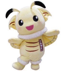mondomascots's tweet photo. Silky the moth is a mascot from Tomioka, Japan, a city famous for its silk. https://t.co/mYnLxDFHxC