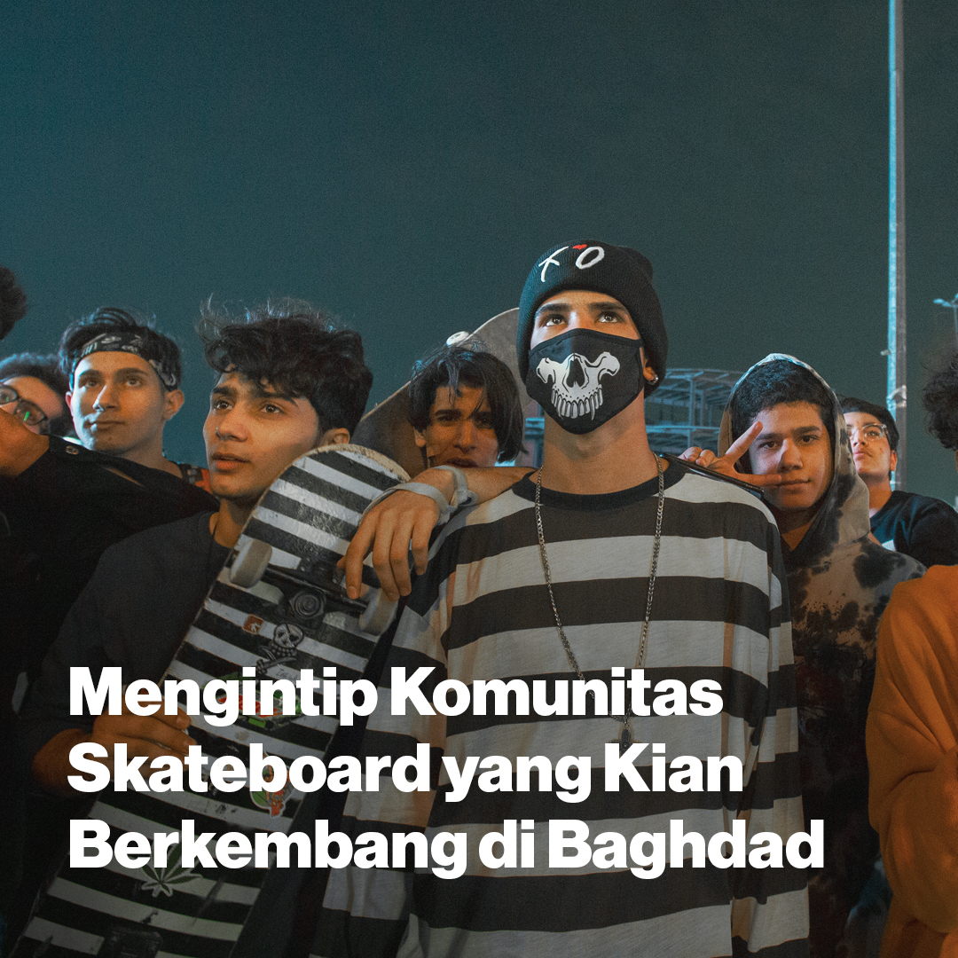 VICE_ID's tweet photo. Skating memulihkan trauma anak muda ibu kota Irak dari perang berkepanjangan hingga pendudukan ISIS. https://t.co/1AzjmhoS2v https://t.co/pSqC66fzag