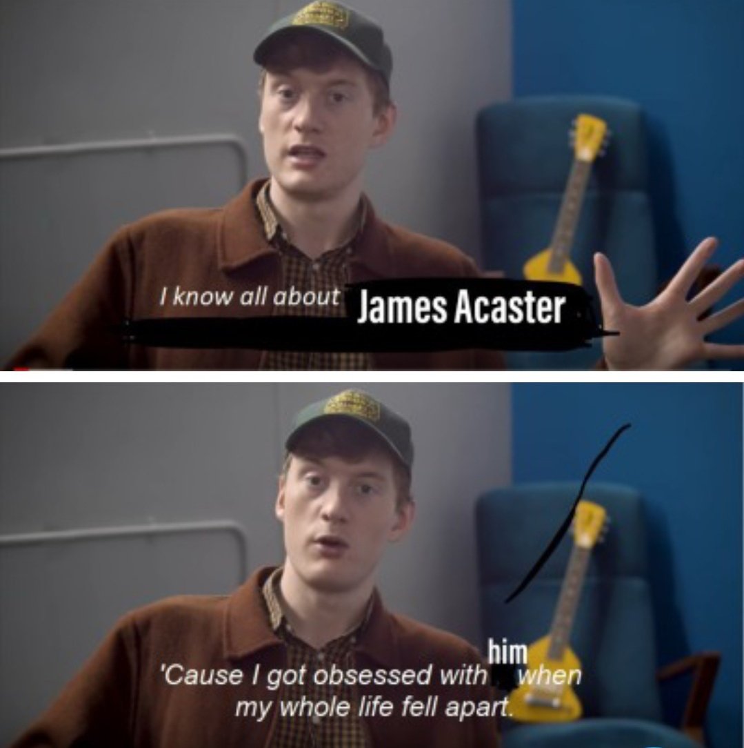 Happy bday to james acaster, the only man that exists x 