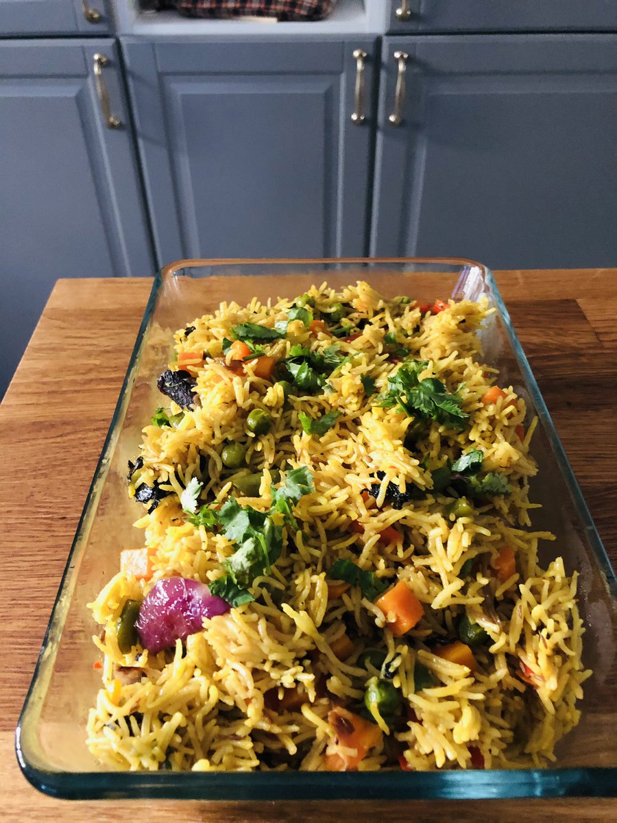 Today it’s vegetable biryani day !! .. #winterlunch #holidaunch #delicious #foodie @instapotrecipes