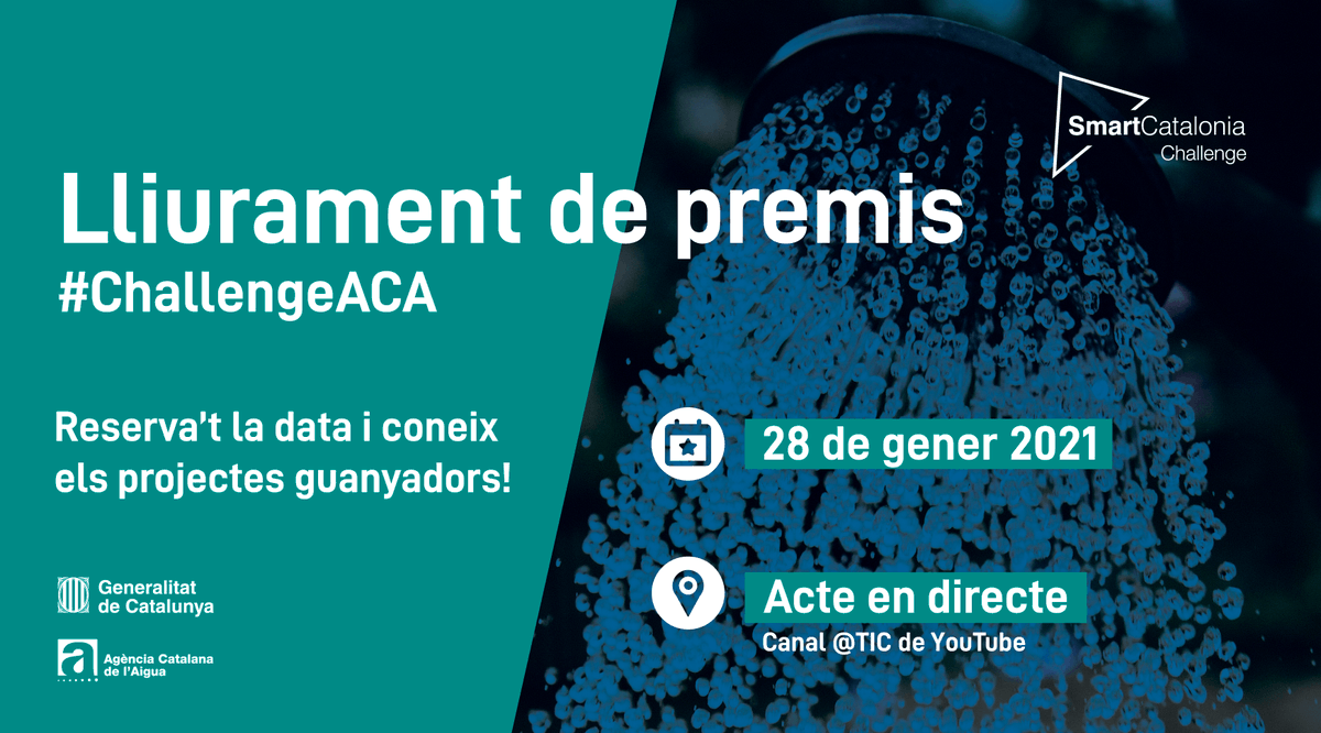 i2CAT's tweet photo. Gala Final #ChallengeACA!💦
Coneix les propostes guanyadores per millorar digitalment la gestió de l'aigua! Els 🏆 són d'entre 5.000-15.000 €, amb l'oportunitat de realitzar 1 prova pilot! Segueix-la en directe al Youtube de @tic ⬇️
https://t.co/qRt3XvtXY8
@aigua_cat #FonsUECat https://t.co/Og2c7Sw9c7