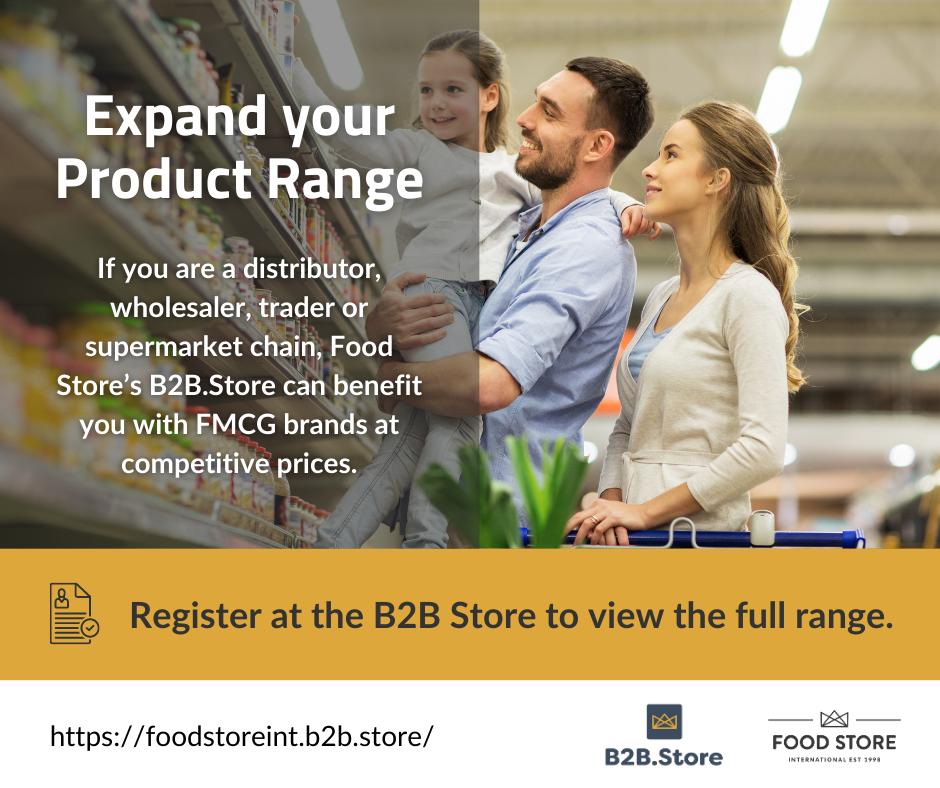 FoodStore_Int's tweet image. Expand your product range and gain access to a wealth of top brands, from Cadburys to Starbucks you will not be disappointed!

To view the full range you can register online at foodstoreint.b2b.store