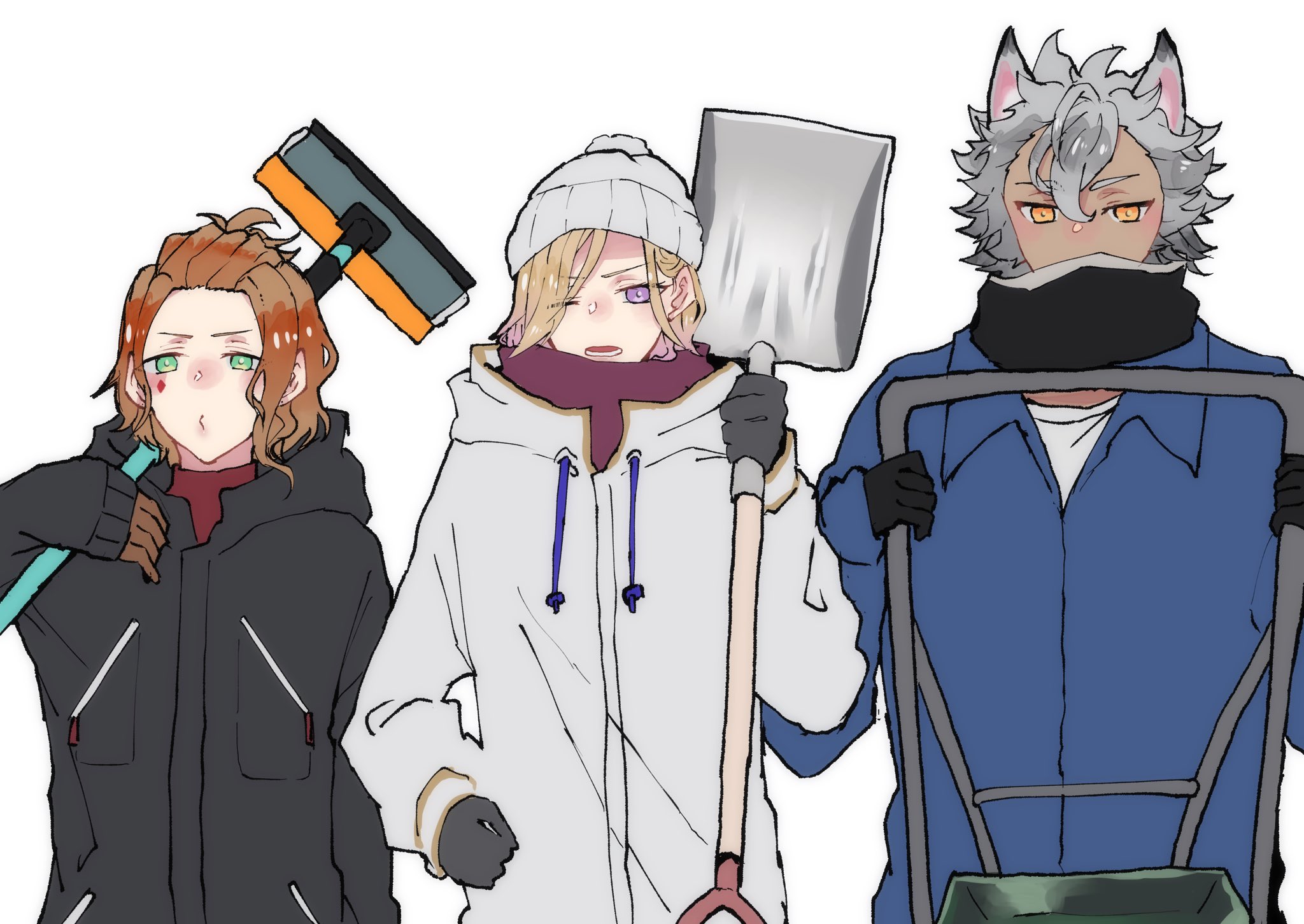 唯月 輝石の国組は雪かきに慣れてそう 鉄スコップ使いこなしてるヴィル様が見たい T Co Ew1s6bnwnw Twitter