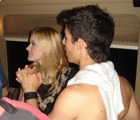 2005-2006: AJ Michalka from duo of sisters Aly & AJ. They were each other’s first kiss.