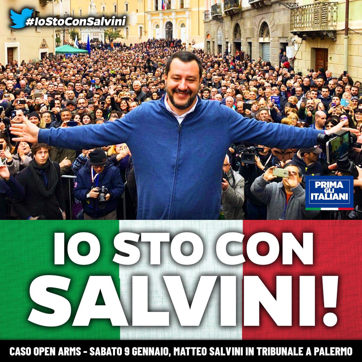 LegaGiovaniPice's tweet photo. ++ Caso #OpenArms ++
QUESTA MATTINA, MATTEO SALVINI IN TRIBUNALE A PALERMO PER AVER DIFESO I CONFINI.

SIAMO CON TE, CAPITANO! 🇮🇹
#IoStoConSalvini https://t.co/qx7jcNOzll